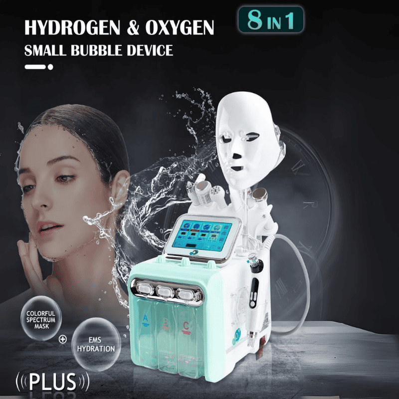 8 in 1 Hydro Facial Machine With EMS Meso 8 in 1 Hydro Facial Machine With EMS Meso