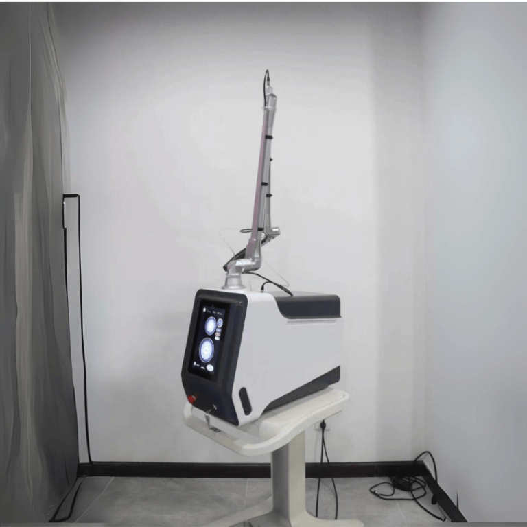 Picosecond laser with laser light guiding arm