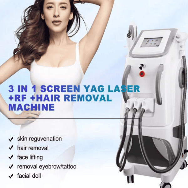 Vertical IPL machine+laser+RF HV04-3